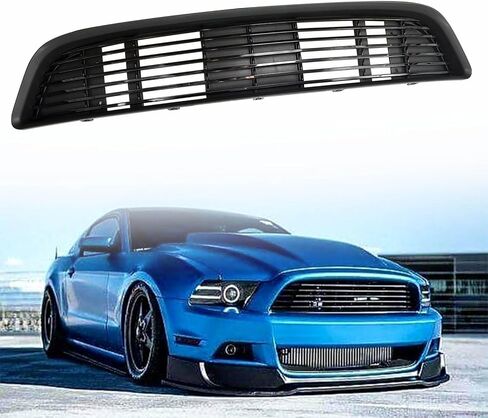 مجموعة الشبك الأمامي العلوي الأسود كاليفورنيا لمعان خاص لـ 2013 2014 فورد موستانج Base/Boss 302/GT/Shelby/Shelby GT500 2-Door in Saudi Arabia