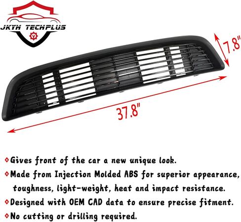مجموعة الشبك الأمامي العلوي الأسود كاليفورنيا لمعان خاص لـ 2013 2014 فورد موستانج Base/Boss 302/GT/Shelby/Shelby GT500 2-Door in Saudi Arabia