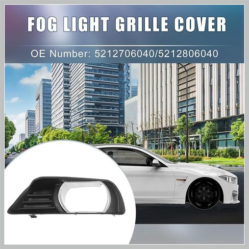 Left Right Side Fog Light Grille Cover Trim NO.5212706040/5212806040 for Toyota Camry 2007 2008 2009 Black 1 Pair Replacement Car Parts in Saudi Arabia