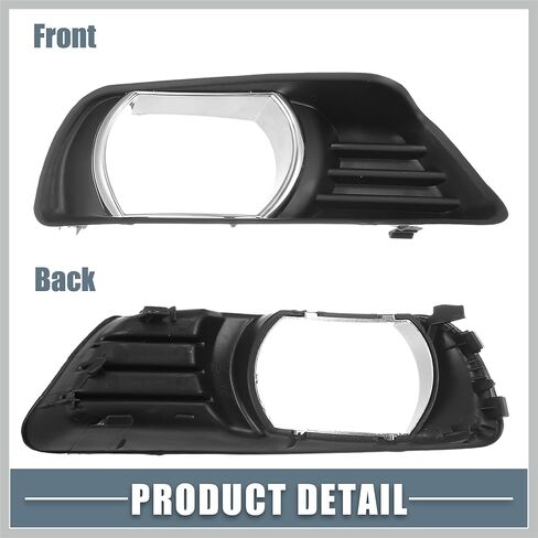 Left Right Side Fog Light Grille Cover Trim NO.5212706040/5212806040 for Toyota Camry 2007 2008 2009 Black 1 Pair Replacement Car Parts in Saudi Arabia