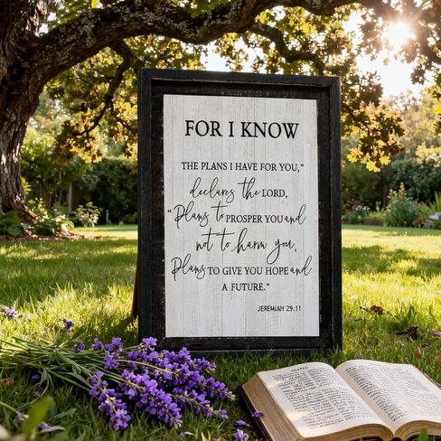 Framed The Ten Commandments Wall Art Decor Bible 10 Commandments Wooden Hanging Sign Decoration for Modern Home Living Room Bedroom Office 16"x11" in Saudi Arabia