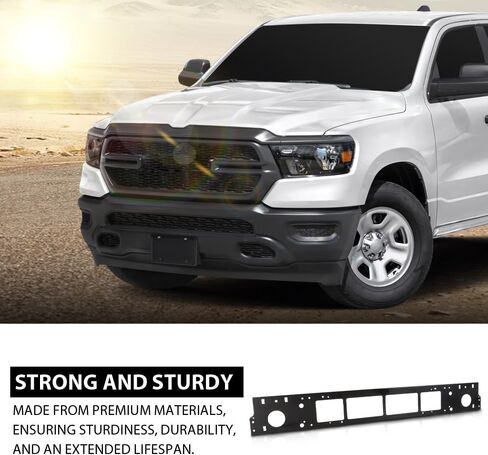 تعزيز لوحة المصد G-PLUS متوافق مع Ram 1500 2019 2020 2021 2022 2023 2024 أسود 68313531AA أسود in Kuwait