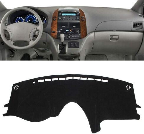 GZYF غطاء لوحة القيادة الداخلية للسيارات لسيارة Toyota Sienna 2004-2010 in Saudi Arabia