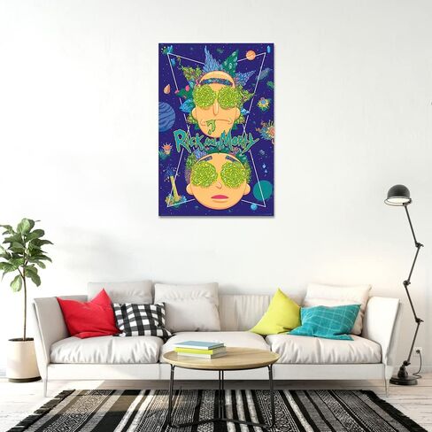 Rick & Morty - TV Show Poster (High In The Sky) (Size: 24" x 36") in Saudi Arabia