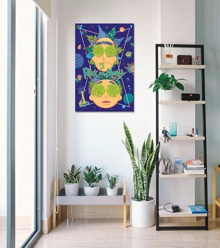 Rick & Morty - TV Show Poster (High In The Sky) (Size: 24" x 36") in Saudi Arabia