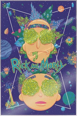 Rick & Morty - TV Show Poster (High In The Sky) (Size: 24" x 36") in Saudi Arabia