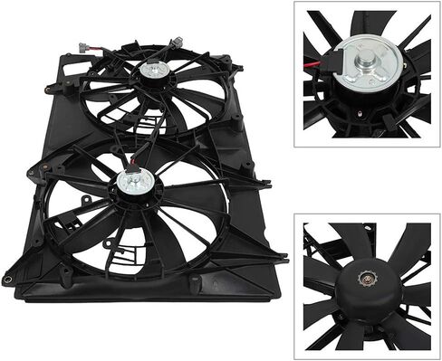 Automotive Electric Cooling Fan 2008-2013 for Highlander 3.5L AZHZ 621-174 Driver Passenger Side/LH RH Universal Slim Fan Push Pull Electric Engine Cooling Assembly 12V Mount Kit in Saudi Arabia