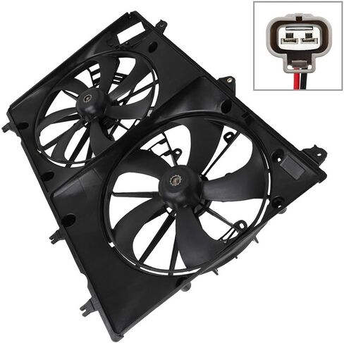 Automotive Electric Cooling Fan 2008-2013 for Highlander 3.5L AZHZ 621-174 Driver Passenger Side/LH RH Universal Slim Fan Push Pull Electric Engine Cooling Assembly 12V Mount Kit in Saudi Arabia