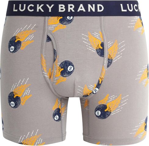 Lucky Brand Mens Cotton Stretch Boxer Briefs 3Pack in Saudi Arabia