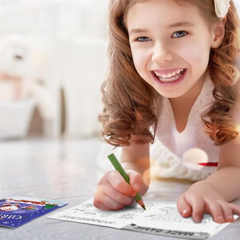 60 قطعة من كتب أنشطة عيد الميلاد، أنشطة التحدي الصغيرة والمرح والألعاب تتضمن المتاهات، والبحث عن الكلمات، وتدافع الكلمات، والمزيد من أجل حشو حقائب هدايا حفلات عيد الميلاد in Saudi Arabia