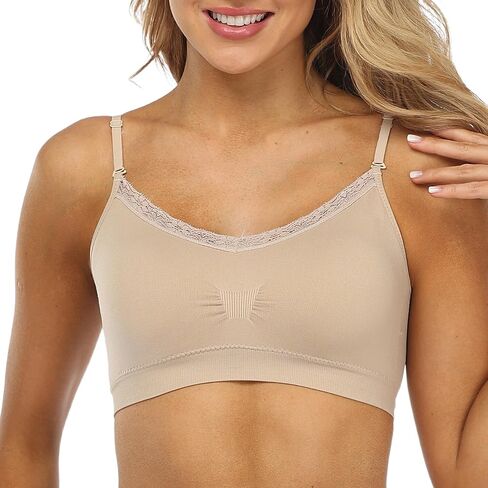 كوبي حمالة صدر دانتيل برقبة شكل V للنساء, مالتي, One Size in Kuwait