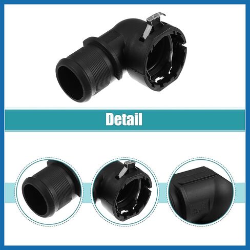 Engine Coolant Hose Connector for Kia Optima 16-19 for Kia Soul 17-19 for Kia Forte Koup 14-16 for Hyundai Tucson for Hyundai Sonata 16-19 54851J000 25485 1J000 Item Replacement in Saudi Arabia