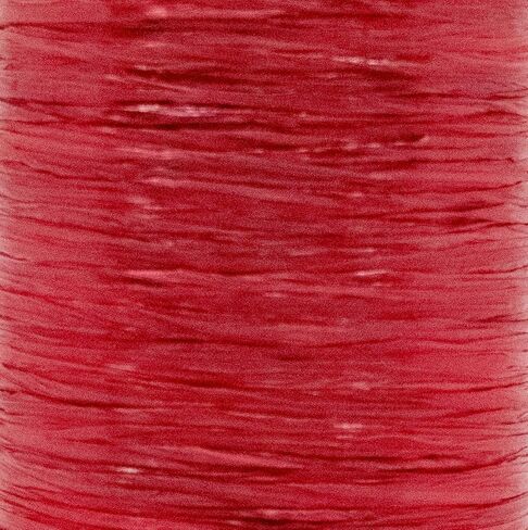 Pack of 2 Pearlized Raffia Ribbon Rolls 200 Yards for Kraft Packaging and Decoration (Red) in Saudi Arabia