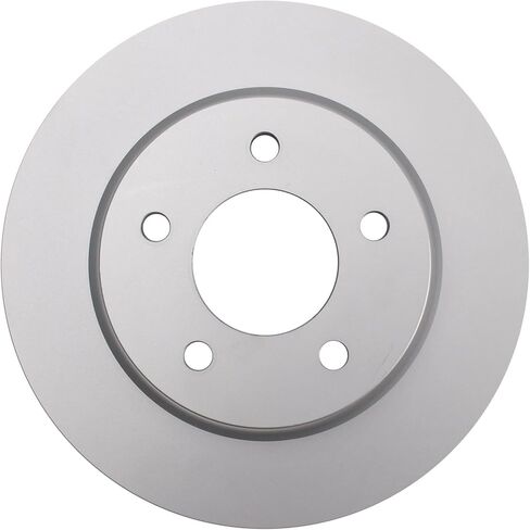 TRQ Front and Rear Brake Rotor Set G Coated Vented Solid Compatible with 2004-2013 Mazda 3 in Saudi Arabia