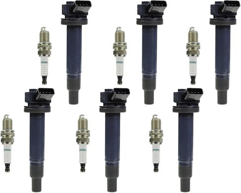 UF267 Ignition Coil and Platinum Spark Plug Set of 6 Compatible with ES300 ES330 RX300 RX330 RX400H Camry Sienna Avalon Highlander Solara 3L 3.3L V6 90919-02234 9008019016 in Saudi Arabia