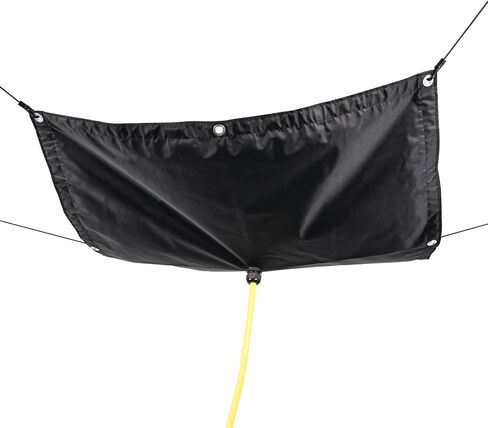 Ceiling Roof Leak Diverter Tarp, Heavy Duty Tarp Waterproof for Roof Drip & Rain Collection with Drain Hose, Water Leak Diverter for Ceiling Areas & Overhead Structures,3x3 ft in Saudi Arabia
