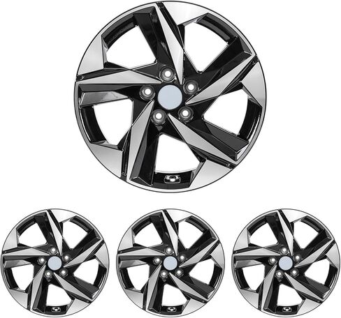 جديد 17 "إطار عجلة من الألومنيوم لشركة هيونداي إلنترا 2021 2022 2023 2024 17x7 بوصة جنوط سيارة من سبيكة بديلة واحدة 1 قطعة in Kuwait