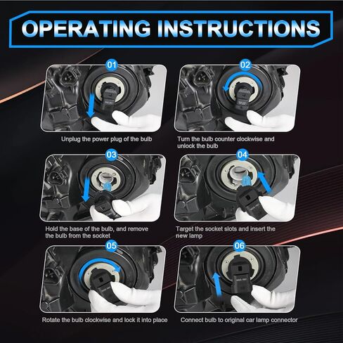 Fit for Honda Pilot 2006-2011 2012 2013 2014 2015 2016 Light Bulb High Performance Halogen Headlight Bulbs,9005 High Beam + H11 Low Beam Headlamp Replacement Bulb Kit,Pack of 4 in Kuwait