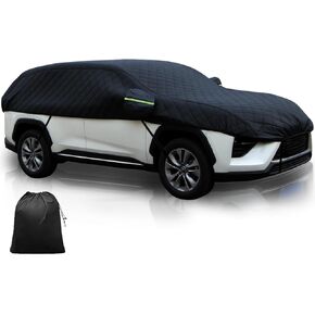 Hail Protection Car Cover Custom Fit for Nissan Rogue SUV 2021-2025 Half Cover丨Anti-Hail Car Tarpaulin Durable Snowproof Waterproof with Storage Bag & Mirror Pocket in Kuwait