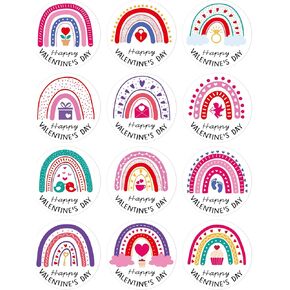 ملصقات ملصقات هدايا عيد الأم السعيدة من PETCEE مقاس 1.5 بوصة، ملصقات ملصقات زهور لعيد الأم الأزهار لبيت المزرعة وصناديق تغليف الهدايا والأختام والبطاقات والديكورات المفضلة للحفلات in Kuwait