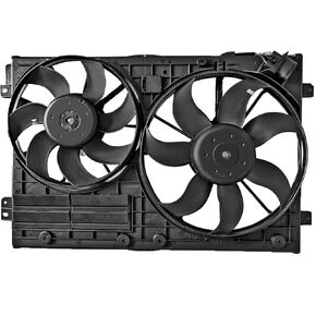 Radiator Cooling Fan 1K0121205AJ9B9 Radiator Condenser Cooling Fan Compatible with Audi A3 TT, Compatible with Volkswagen Jetta, for Beetle, for Passat, for Golf in Saudi Arabia