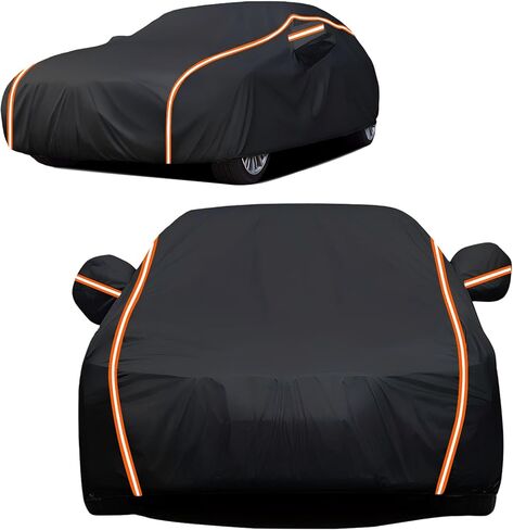 Out Door Full Car Covers for Pontiac GTO Convertible (1967-1968),Waterproof Car Cover,Sunproof,Snowproof,Waterproof and Dustproof All Seasons(with Zippered Door and Windbreak) in Saudi Arabia