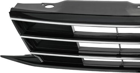 Front Honeycomb Bumper Grille Grill Compatible with 2015-2018 Volkswagen Jetta,Replacement for 5C6853651AJZLL, VW1200165 in Saudi Arabia