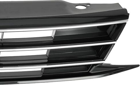 Front Honeycomb Bumper Grille Grill Compatible with 2015-2018 Volkswagen Jetta,Replacement for 5C6853651AJZLL, VW1200165 in Saudi Arabia