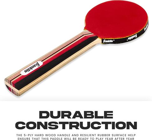 Franklin Sports Table Tennis Paddles - Rubber Paddle - Indoor Ping Pong Paddle in Kuwait