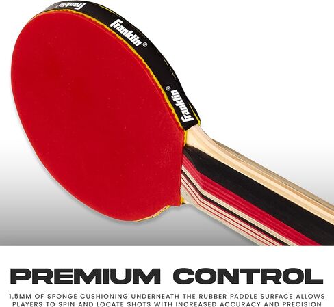 Franklin Sports Table Tennis Paddles - Rubber Paddle - Indoor Ping Pong Paddle in Kuwait