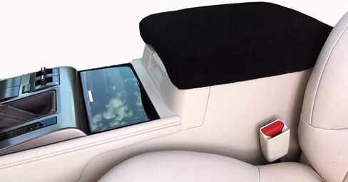 أغطية وحدة التحكم في السيارة بالإضافة إلى صنع في الولايات المتحدة الأمريكية مصممة لسيارة Lexus GX460 2010-2024 من النيوبرين غطاء وحدة التحكم المركزية لمسند الذراع التلقائي باللون الأسود in Kuwait