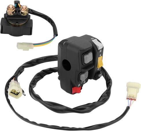 M MATI Handlebar & Starter Relay Switch for Honda Foreman 450 ES TRX450FE 1998-2004 Electric Shift 35020-HN0-A11 35850-HF1-670 35850-HN0-671 in Saudi Arabia