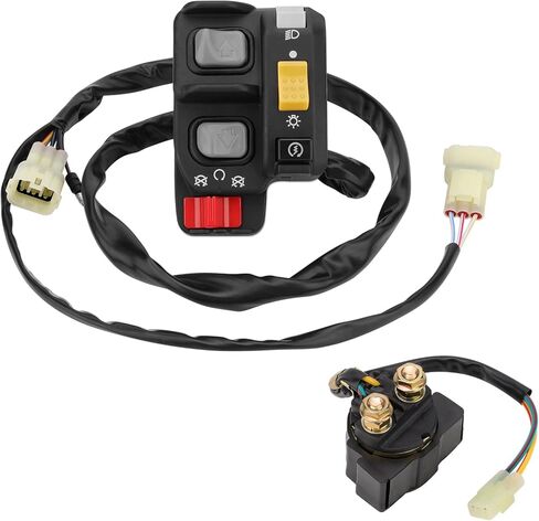 M MATI Handlebar & Starter Relay Switch for Honda Foreman 450 ES TRX450FE 1998-2004 Electric Shift 35020-HN0-A11 35850-HF1-670 35850-HN0-671 in Saudi Arabia