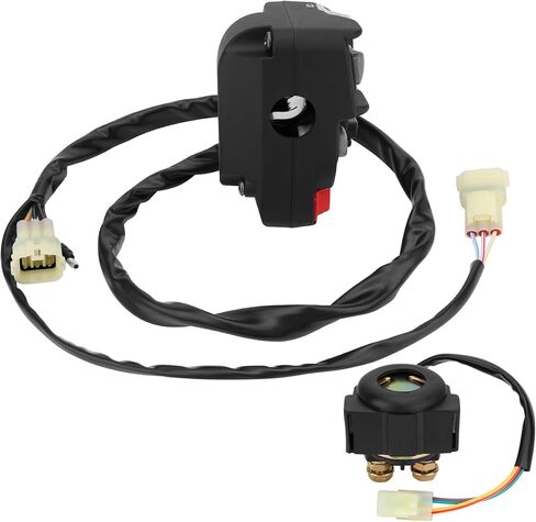 M MATI Handlebar & Starter Relay Switch for Honda Foreman 450 ES TRX450FE 1998-2004 Electric Shift 35020-HN0-A11 35850-HF1-670 35850-HN0-671 in Saudi Arabia