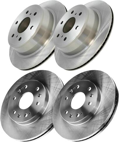 12.99" Front & 13.58" Rear Brake Rotors Replacement for 2007 2008 2009 2010 2011-2018 Chevy Silverado 1500, for Avalanche Suburban GMC Sierra Yukon XL 1500, Cadillac Escalade ESV EXT Brakes in Saudi Arabia