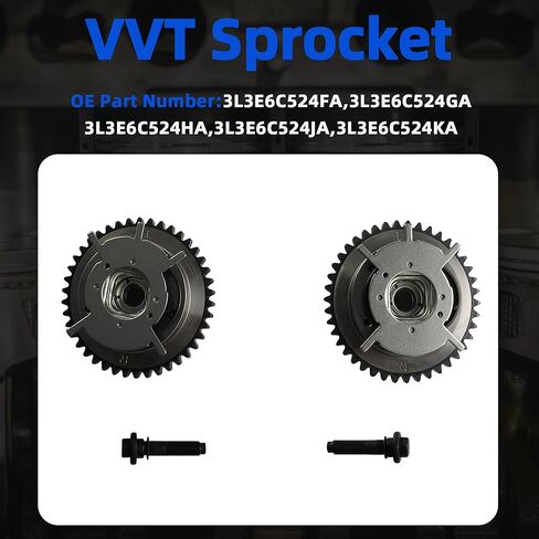 5.4 مجموعة أدوات سلسلة التوقيت ث/VVT صمامات الملف اللولبي تناسب فورد F150 F250 F350 سوبر ديوتي لينكولن نافيجيتور 5.4L V8 2004-2011 90391SBVVT 5L3Z6268A TC29397 3L3E6C524FA 3L3Z6M280EA 1L3E6L266AG L53001 in Kuwait