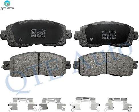 PM Auto Set of 6 Front Drilled Slotted Brake Disc Rotors 296mm-Ceramic Brake Pad Kit For 2013-2017 Nissan Altima in Saudi Arabia