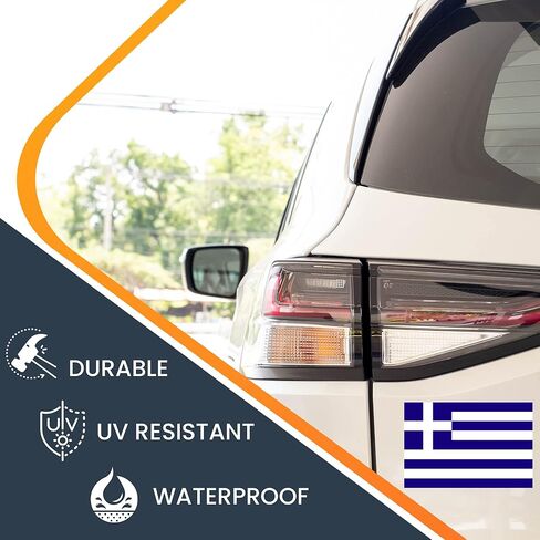 ملصق مغناطيسي للسيارة Magnet Me Up اليونان العلم اليوناني، 4 × 6 بوصة، مغناطيس سيارات عالي التحمل للسيارة والشاحنات وسيارات الدفع الرباعي in Saudi Arabia