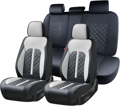 for Subaru Outback 2004-2017 Car Seat Covers, Car Seat Covers, Waterproof PU Leather, 5 Seats Full Set, Wear Resistance, Easy to Clean and Install, Suitable for All Seasons in Saudi Arabia