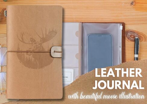 InnoBeta Moose Gifts for Women/Men, Moose Themed Gifts for Moose Lover, Moose Journal, Notebook, Travel Diary, 7.8x5 Inches in Saudi Arabia