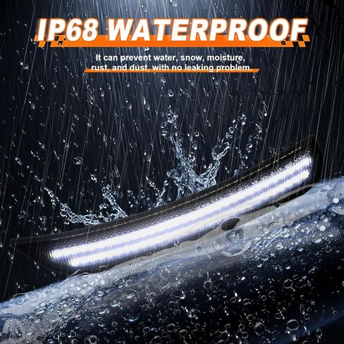 4 قطع مصابيح LED للعلامات الجانبية عدسة مدخنة لكرايسلر 300 2015-2024 - استبدال جزء OEM # 68213844AD/68213845AD/68214402AD/68214403AD، مصابيح التحديد الجانبية للمصد الأمامي والخلفي (الضوء الأبيض) in Kuwait
