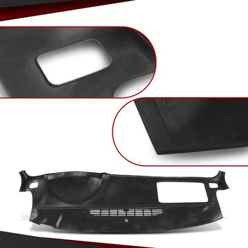 غطاء غطاء لوحة القيادة المصبوب من CHEDA متوافق مع 2007-2014 Chevy Tahoe Avalanche Suburban GMC Yukon/متوافق مع 07-13 Silverado Sierra (أسود) in Saudi Arabia
