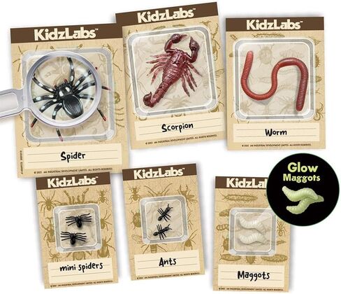 4M Creepy Crawly Digging Kit - Educational Fossil Excavation Kit for Kids Ages 5+ - Unearth Realistic Toy Insects and Arachnids with Fun Facts & Tools in Saudi Arabia