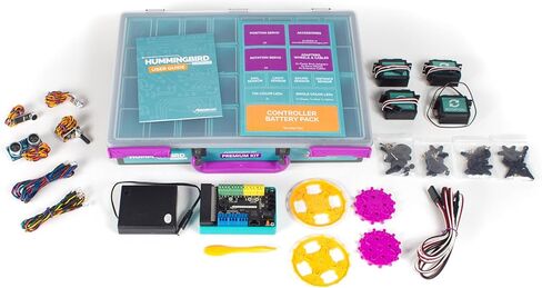 مجموعة Hummingbird Bit Premium - روبوت تعليمي قابل للبرمجة ومجموعة روبوتية للطلاب والمعلمين والمدارس، مجموعات روبوتات مرنة للتعلم الإبداعي في مجال العلوم والتكنولوجيا والهندسة والرياضيات in Kuwait