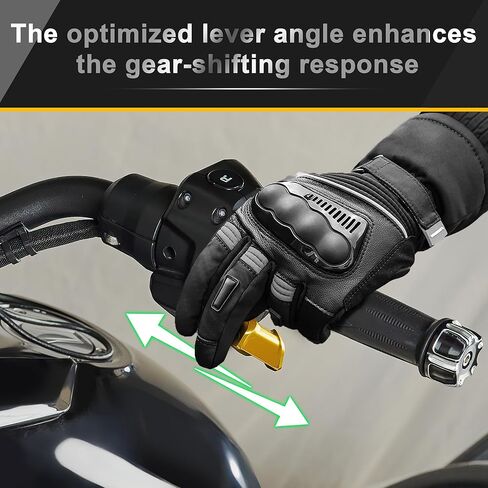 مجاذيف التحول للأمام/الخلف مناسبة لـ Can Am Spyder F3/F3S/F3T/F3L (2015-2023)، RT/RTL (2011-2023)، ST/STL/STS (2013-2015) | ذراع خنق الإبهام من الألومنيوم (ذهبي) in Kuwait