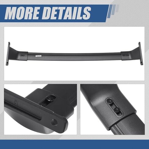 Auto Dynasty Roof Rack Cross Bars Compatible with 2017-2024 Nissan Kicks, 150lbs Rooftop Cargo Bars Aluminum Anti-Corrosion Roof Rails for Luggage Bike Kayak Racks in Saudi Arabia