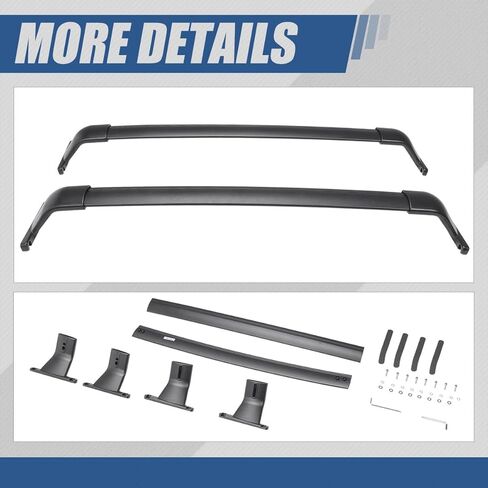 Auto Dynasty Roof Rack Cross Bars Compatible with 2017-2024 Nissan Kicks, 150lbs Rooftop Cargo Bars Aluminum Anti-Corrosion Roof Rails for Luggage Bike Kayak Racks in Saudi Arabia