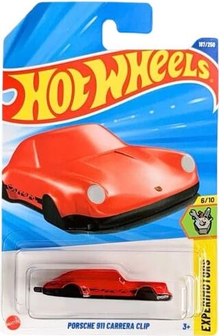 Hot Wheels Porsche 911 Carrera Clip [Red], Experimotors 6/10, 187/250, 1:64 Scale Diecast Car in Saudi Arabia