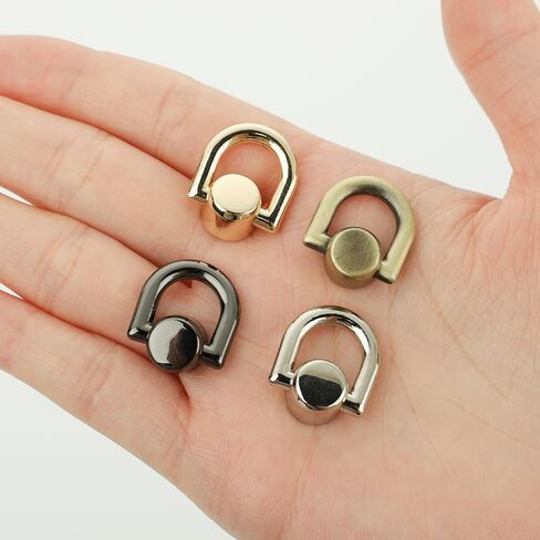 D-shaped Ring Bag Clip Buckles,Handbag Chain Handles Connector in Saudi Arabia