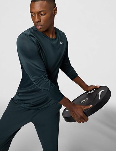 Nike Men's DriFit Reset Legend Long Sleeve Tee Black | Gray XL in Saudi Arabia